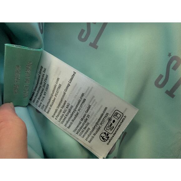 Taylor Swift Size M/L Faux Fur Coat The Life of a Showgirl Mint Jacket ASO TS - Picture 9 of 13